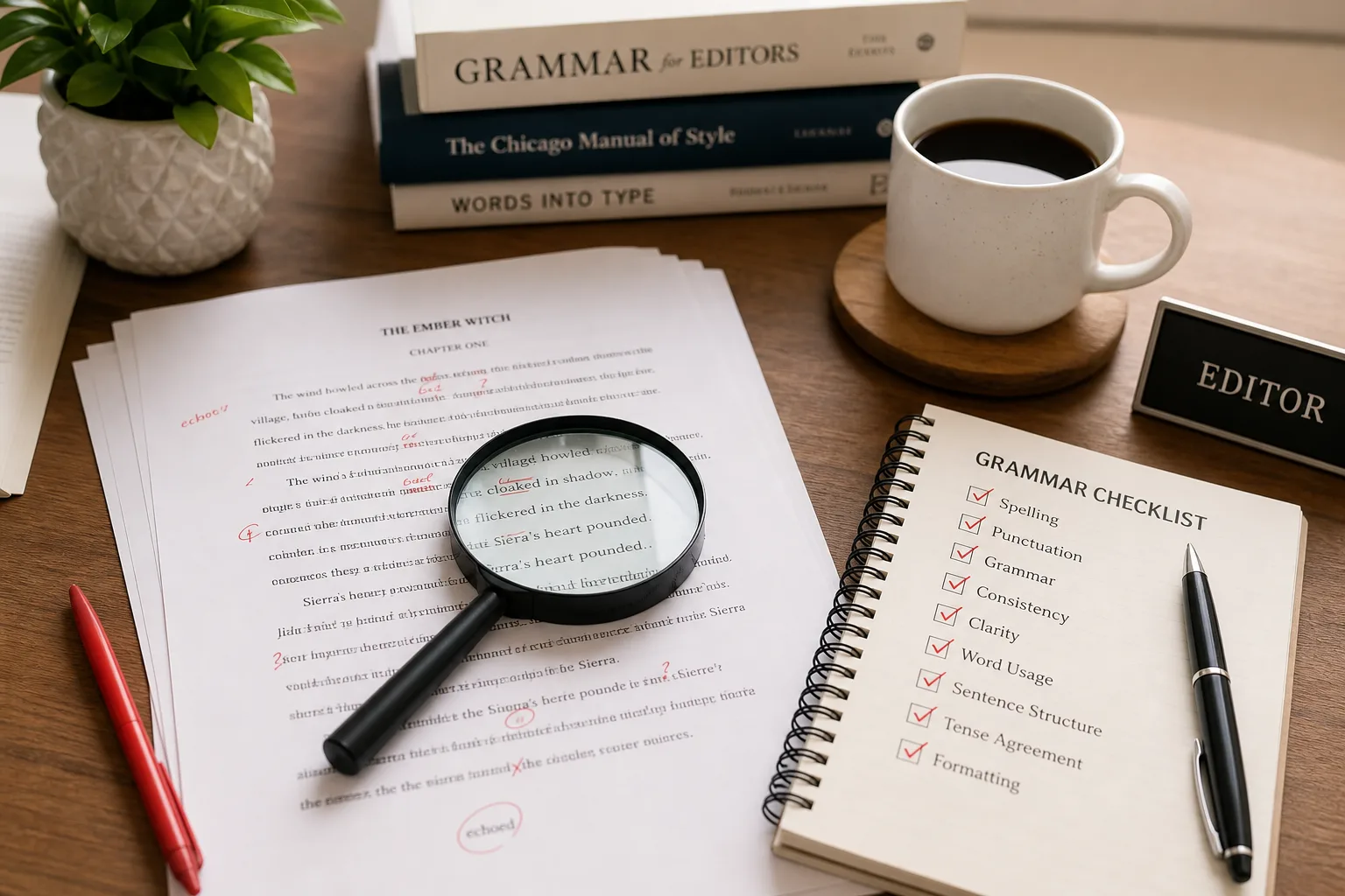 Proofreading and formatting
